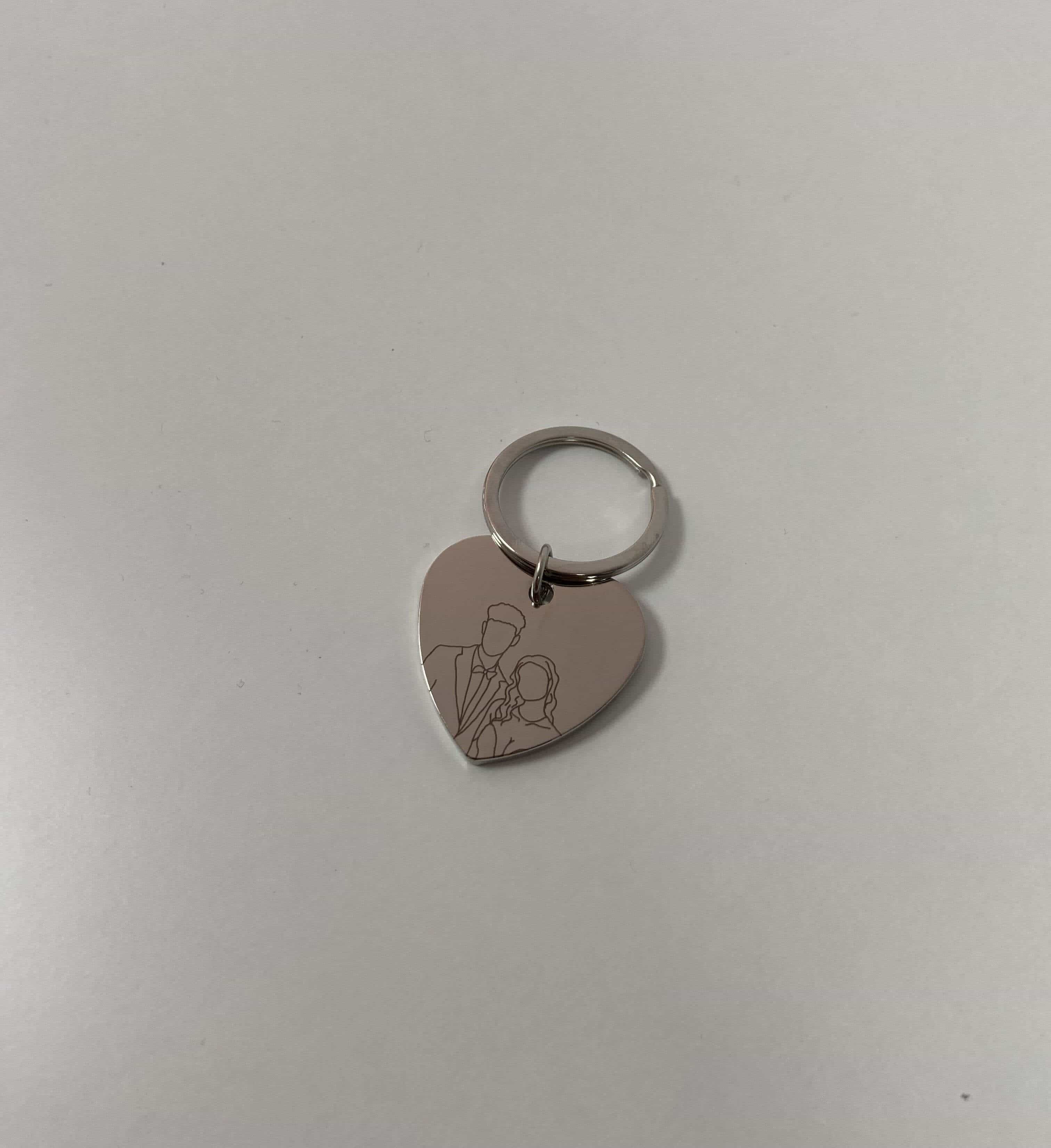 Brelok z outlinem 1-2 osób