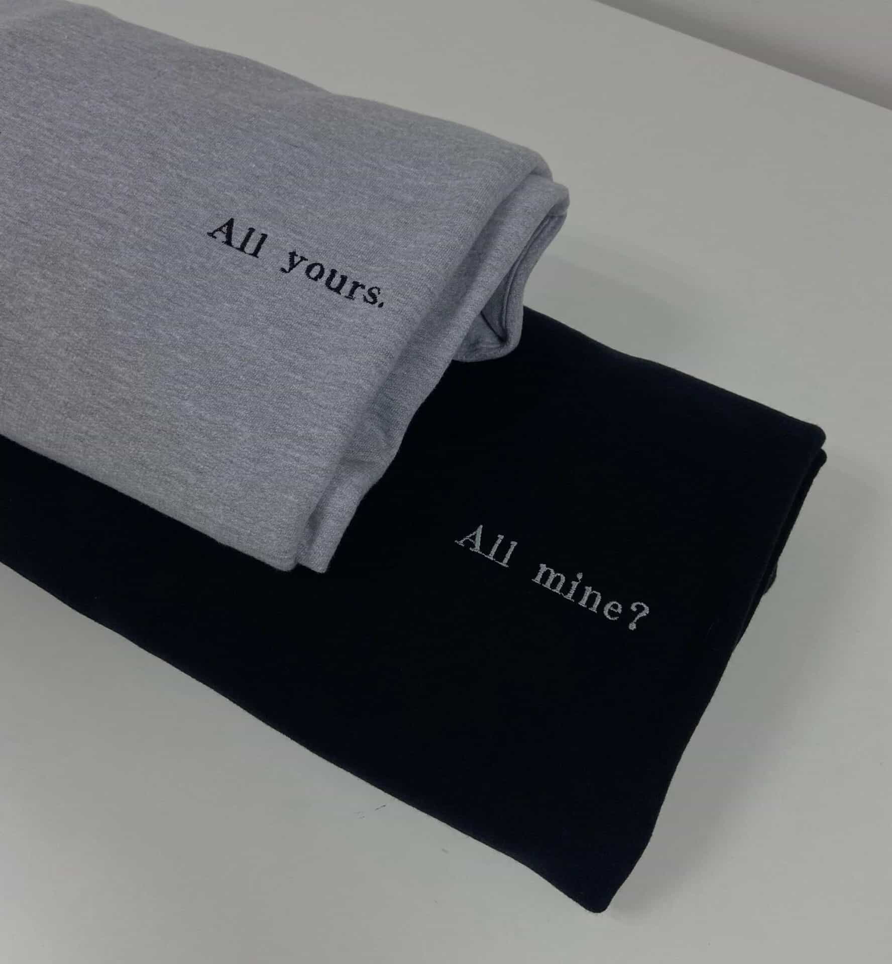 All mine? All yours.